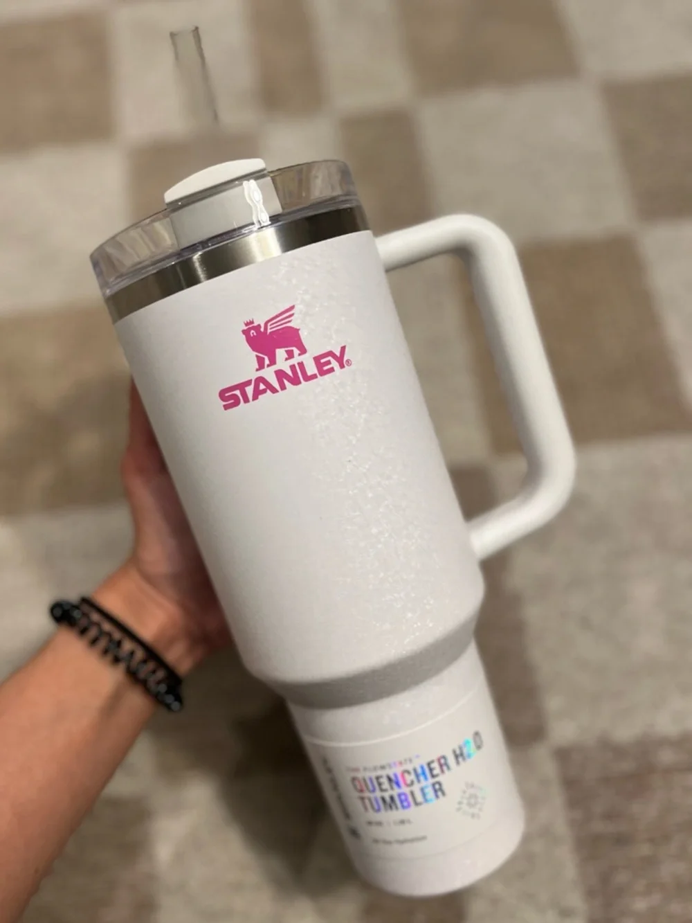 Stanley 40 oz Quencher H2.0 FlowState Tumbler - Crystal Crush - Picture 1 of 4